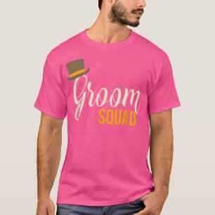Grappige vrijgezellenfeest bruidegom squad hengst t-shirt