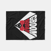 Grappige vrijgezellenfeest bruidegom team hengst b fleece deken (Voorkant (Horizontaal))