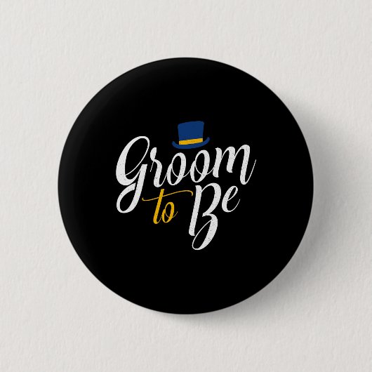 Grappige vrijgezellenfeest Bruidegom Trouwfeest Ronde Button 5,7 Cm (Voorkant)