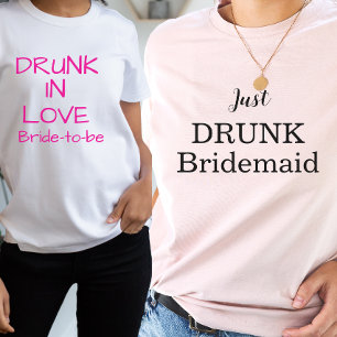 Grappige vrijgezellenfeest bruidsmeisje t-shirt