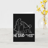 Grappige vrijgezellenfeest Gezegde bruidegom bruil Kaart (Gele Bloem)