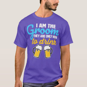 Grappige vrijgezellenfeest Ik ben de bruidegom Zij T-shirt