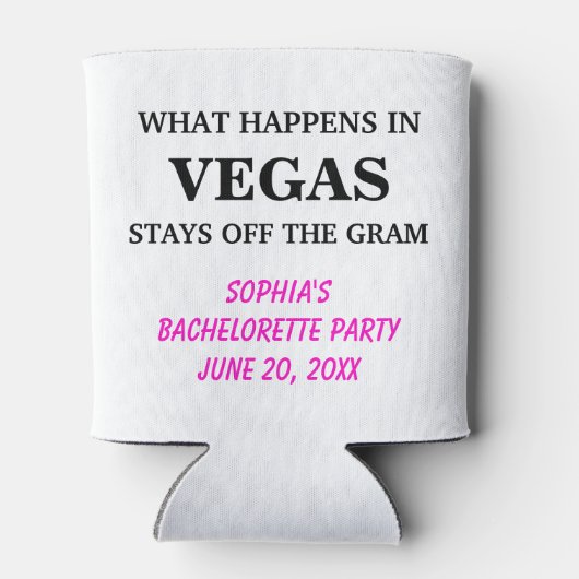 Grappige vrijgezellenfeest Maak je eigen Blikjeskoeler (Achterkant)