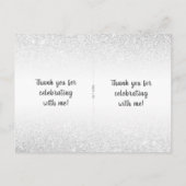 Grappige vrijgezellenfeest scrunchie houder gunst briefkaart (Achterkant)