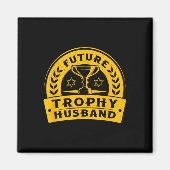 Grappige vrijgezellenfeest Toekomstige echtgenoot  Magneet (Voorkant)