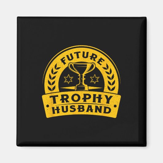 Grappige vrijgezellenfeest Toekomstige echtgenoot  Magneet (Voorkant)