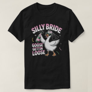 Grappige vrijgezellenfeest trouwjurk domme bruid g t-shirt