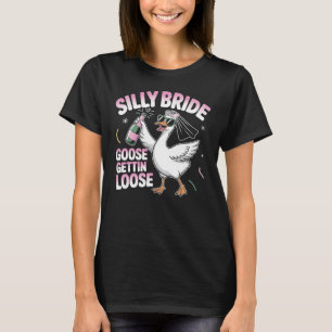 Grappige vrijgezellenfeest trouwjurk domme bruid G T-shirt