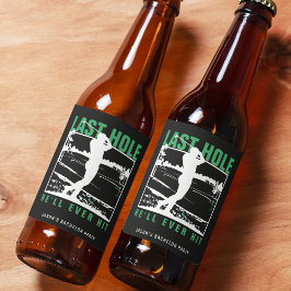 Grappige vrijgezellenfeest voor golfliefhebbers, d bier etiket