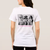 Grappige vrijgezellenfoto humor Tri-Blend shirt (Achterkant)