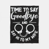 Grappige vrijgezellenparty Eenpersoonsleven Jga  Fleece Deken (Voorkant)