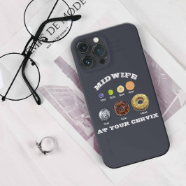 Grappige vroedvrouw "Bij je baarmoederhals" cm Met Case-Mate iPhone Case