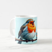 Grappige Vroege Vogel Koffiemok Vroege Vogel (Voorkant links)
