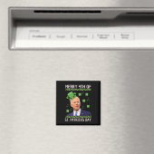 Grappige vrolijke 4e St. Patrick-dag verwarde Joe Magneet (Insitu (Vaatwasser))