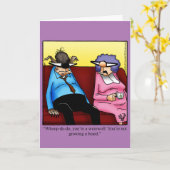 Grappige vrolijke Halloween wenskaart Kaart (Gele Bloem)