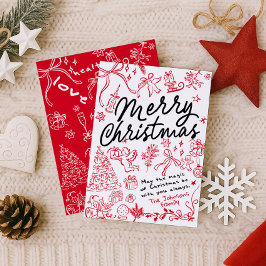 Grappige vrolijke kerst Kaart