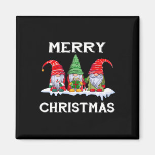 Grappige Vrolijke Kerstmis Familie Bijpassende Ker Magneet