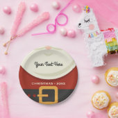 Grappige Vrolijke Kerstmis Sinterklaas Suit Vakant Papieren Bordje (Feest)