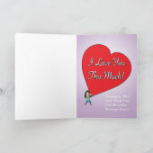 Grappige vrolijke Moederdag Kaart uit dochter 3 (Binnen)