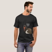 Grappige vrouw kijkt T-shirt (Voorkant volledig)