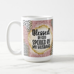 Grappige vrouw Koffie Mok, Gezegende vrouw Cup Koffiemok