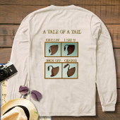 Grappige vrouw maakt foto van bizon buffel T-shirt