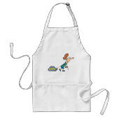 Grappige vrouw met emotionele bagage standaard schort (Voorkant)