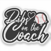 Grappige Vrouw van Honkbalcoach Dibs op de Coach