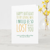 Grappige vrouw Verjaardag Kaart (Gele Bloem)