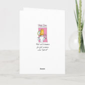 Grappige vrouw verjaardagskaart, verjaardagskaart kaart (Achterkant)