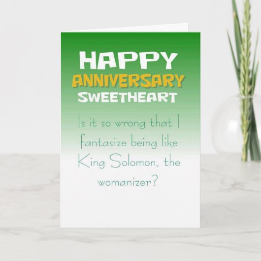 Grappige vrouw verjaardagswens kaart (Voorkant)