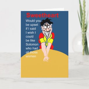 Grappige vrouw verjaardagswens kaart