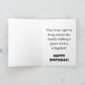 Grappige vrouw verjaardagswens kaart (Binnen)