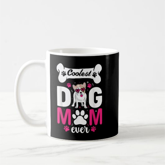 Grappige vrouwen Boxer hond Koffiemok (Links)