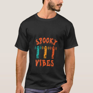 Grappige vrouwen halloween vibrator spookachtige v t-shirt