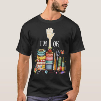 Grappige Vrouwen Quilten Quilter Naaister Naaien I T-shirt