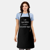 Grappige vrouwen schorten citeert typografie (Gedragen)