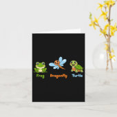 Grappige vrouwen subtiele politieke humor kikker l kaart (Gele Bloem)