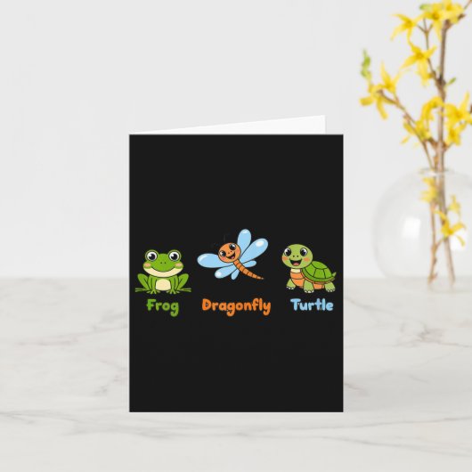 Grappige vrouwen subtiele politieke humor kikker l kaart (Gele Bloem)