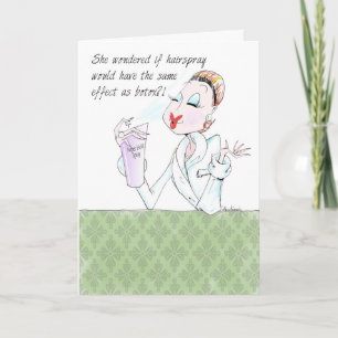 Grappige vrouwen verjaardagskaart - Botox in een b Kaart