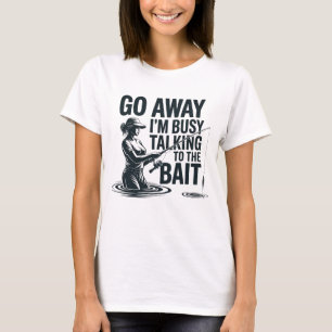 Grappige Vrouwen Vissen Antisociale Vrouwelijke He T-shirt