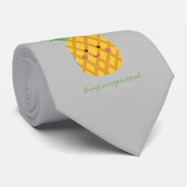Grappige Vruchten Avocado Ananas Aardbei Citroen Stropdas (Opgerold)