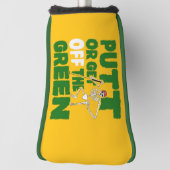 Grappige 'Vuilbekken op de green' putt of oprotten Golfheadcover (Draai 90)
