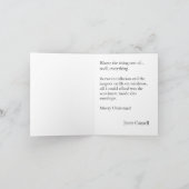 Grappige vuilcontainerbrand inflatie tarieven slec feestdagen kaart (Binnen)