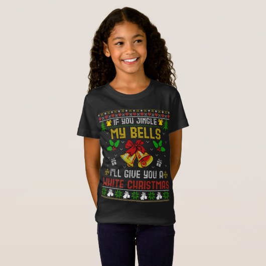 Grappige Vuile Lelijke Kersttrui Santa T-shirt (Voorkant volledig)