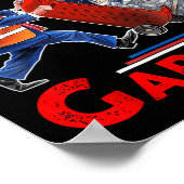 Grappige vuilnis voor Trump 2024 - Tijd om Th Poster (Hoek)