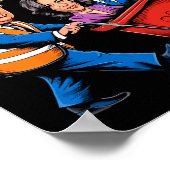 Grappige vuilnis voor Trump 2024 - Tijd om Th Poster (Hoek)