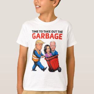 Grappige vuilnis voor Trump 2024 - Tijd om Th T-shirt