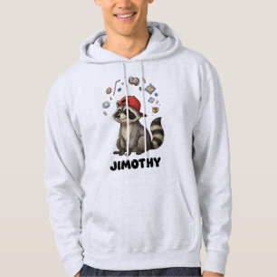 Grappige vuilnisbeer wasbeer Jimothy Hoodie