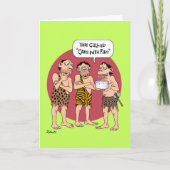 Grappige "Vuur Cake" Verjaardag Kaart (Voorkant)